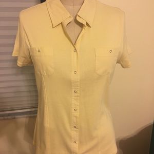 Kicky & Sassy Style &Co knit shirt Size large